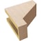 Ekena Millwork 4"W x 8"D x 8"H Classic Clemmons Rough Cedar Woodgrain TimberThane Corbel, Primed Tan CORUR04X08X08CLERCPR - alternate 6